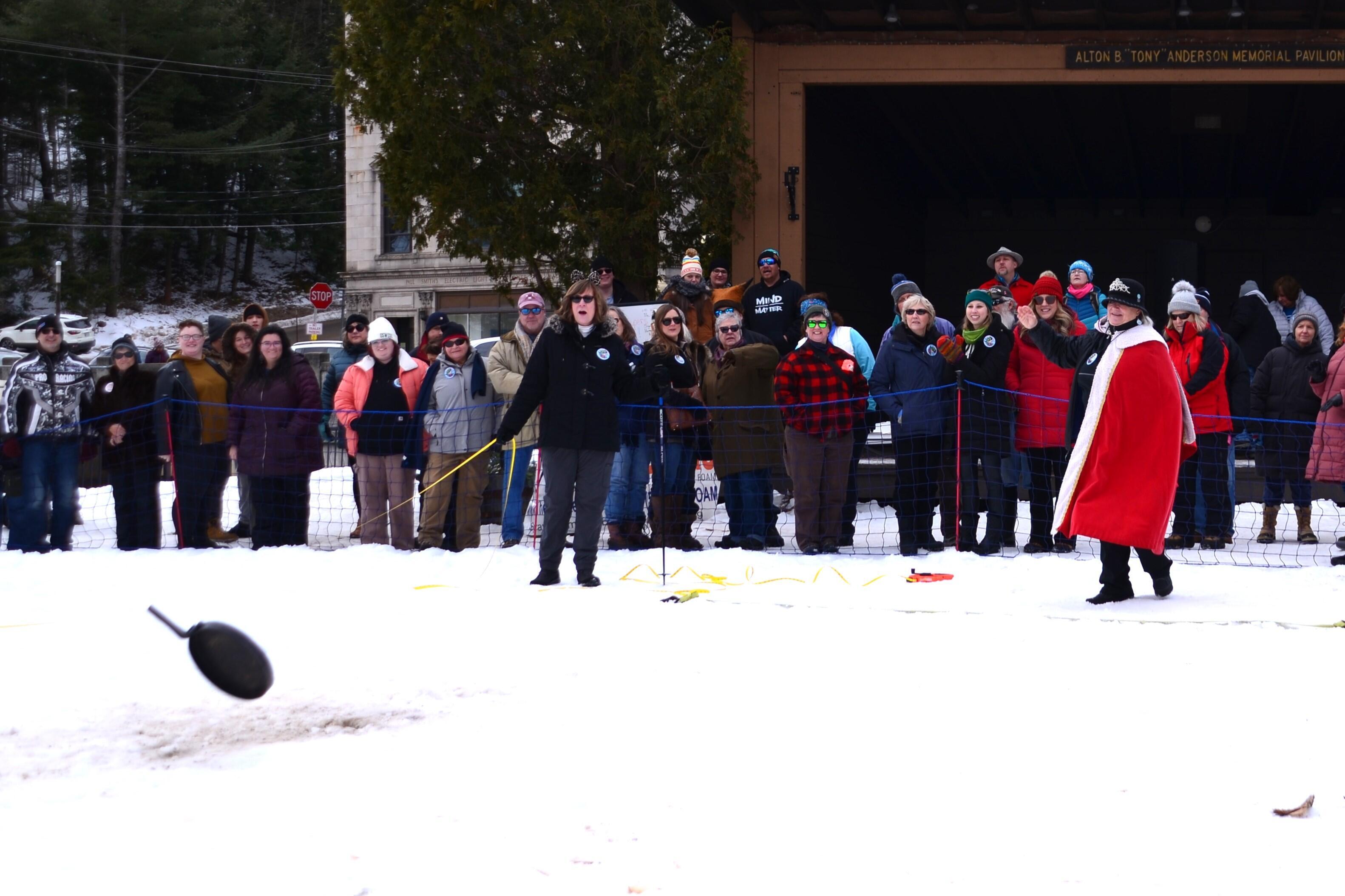 2025 Ladies Fry Pan Toss Sponsored by Taylor Rental — Saranac Lake